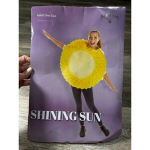 Hauntlook Shining Sun Adult One Size‎ Costume Yellow Bodysuit Halloween Unisex